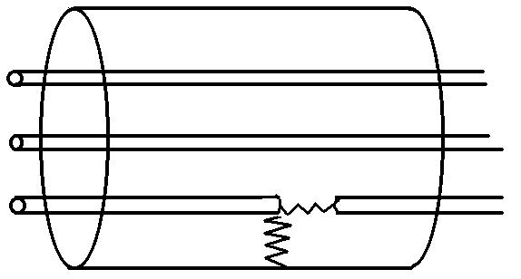一相斷線并接地電纜 一相斷線并接地電纜