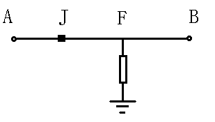 中間有接頭的電纜脈沖反射波形 中間有接頭的電纜脈沖反射波形