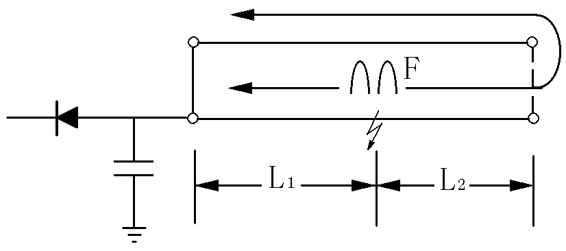 故障點(diǎn)放電脈沖傳播路徑 故障點(diǎn)放電脈沖傳播路徑